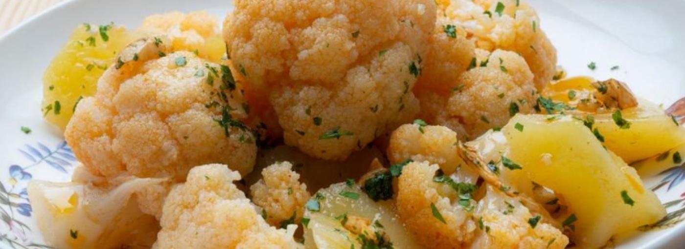 Receta de cocina para preparar coliflor a la vinagreta