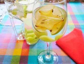 clericot blanco con refresco de limn