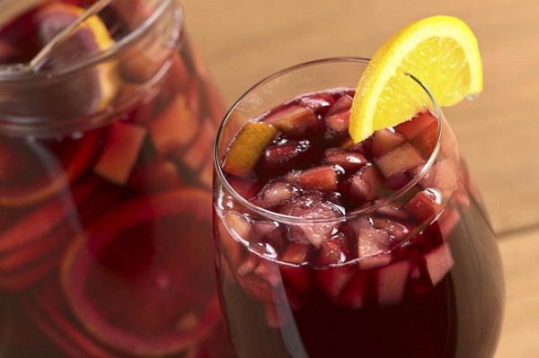 clericot con vino tinto