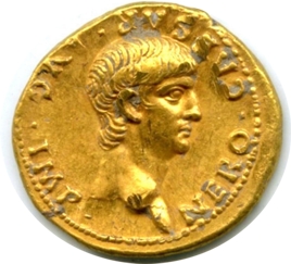 moneda romana de 2.000 años de antigüedad