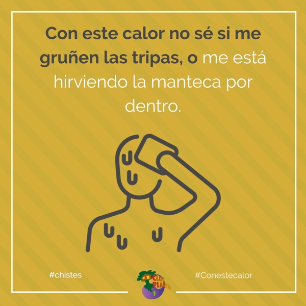 con este calor