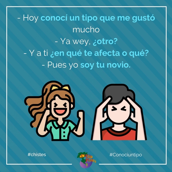 conoc� un tipo