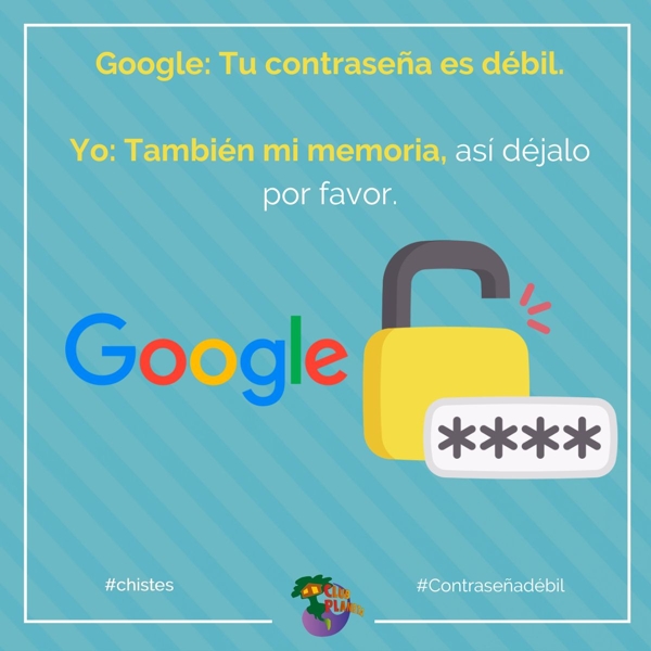 contraseña débil