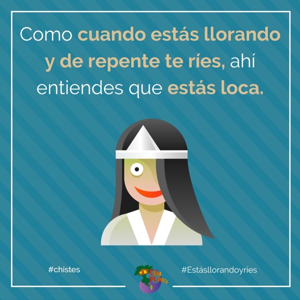 est�s llorando y r�es