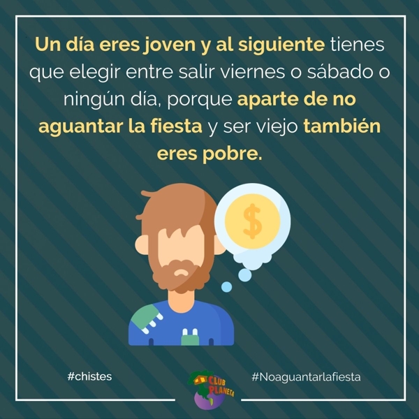 no aguantar la fiesta