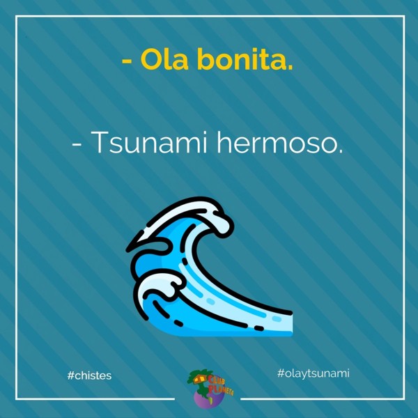 ola y tsunami