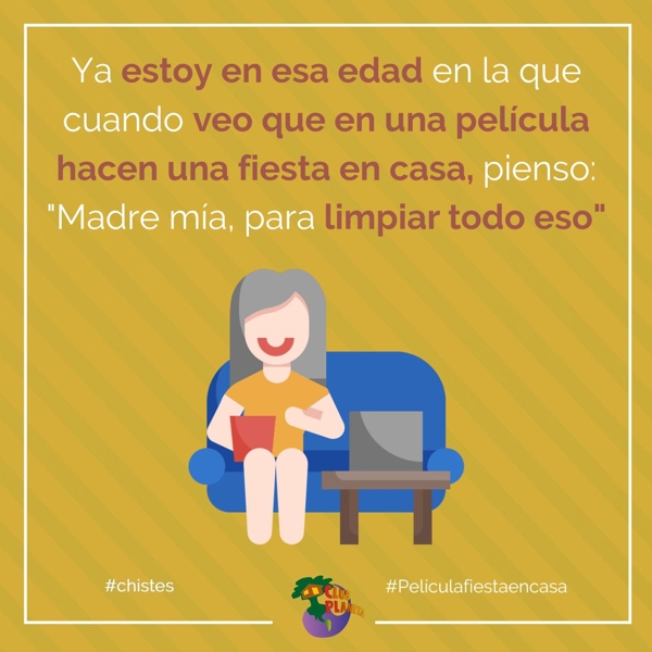 Película, fiesta en casa
