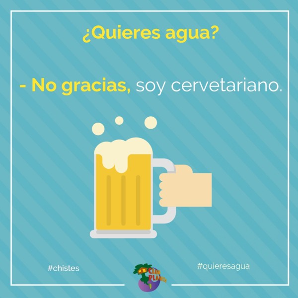 ¿quieres agua?