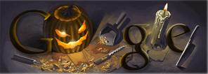 halloween - logo 2008 google