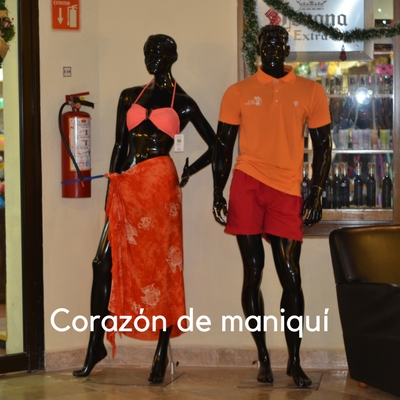 maniquies vestidos para la playa