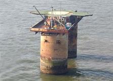 vieja plataforma naval